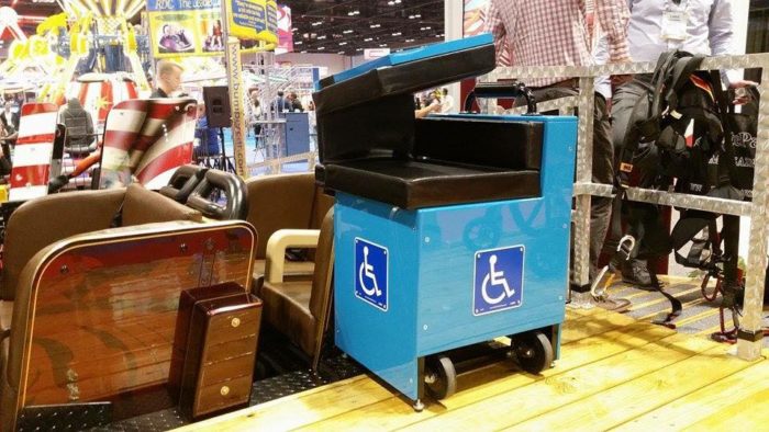 Slide Rider Handicapped Device ADA Device - Philadelphia Toboggan Coasters, Inc.